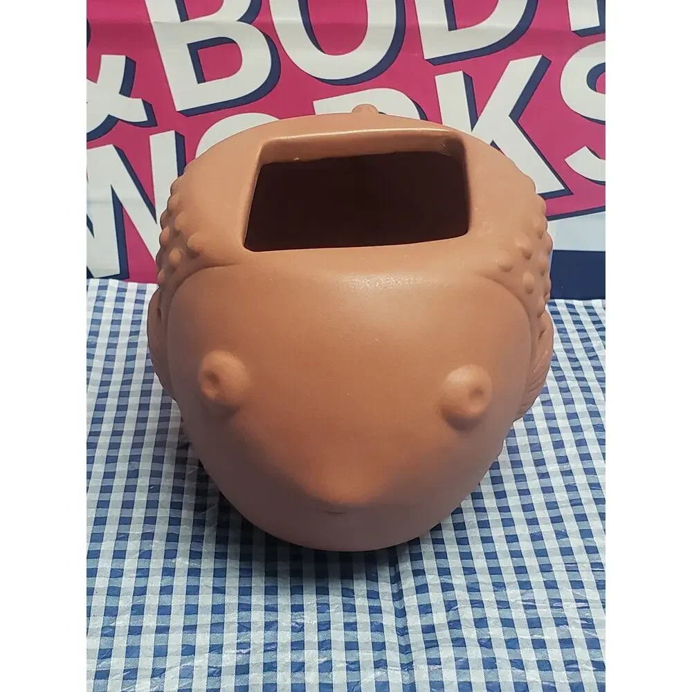 BBW Terra Cotta Puffer Fish Gentle or Deep Cleansing Hand Soap Holder